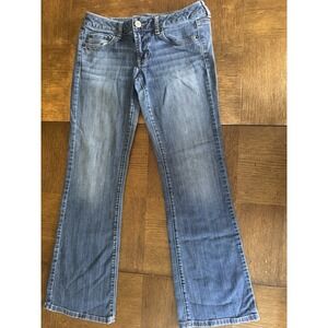 American Eagle Women's Size 6 Favorite Boyfriend Jeans Blue Denim Stretch